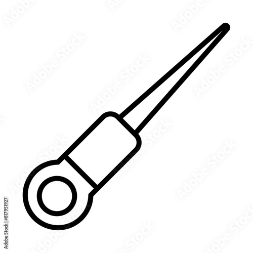 Awl line icon