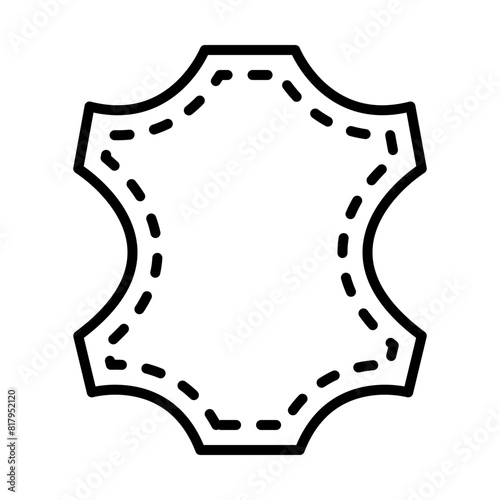 Leather line icon