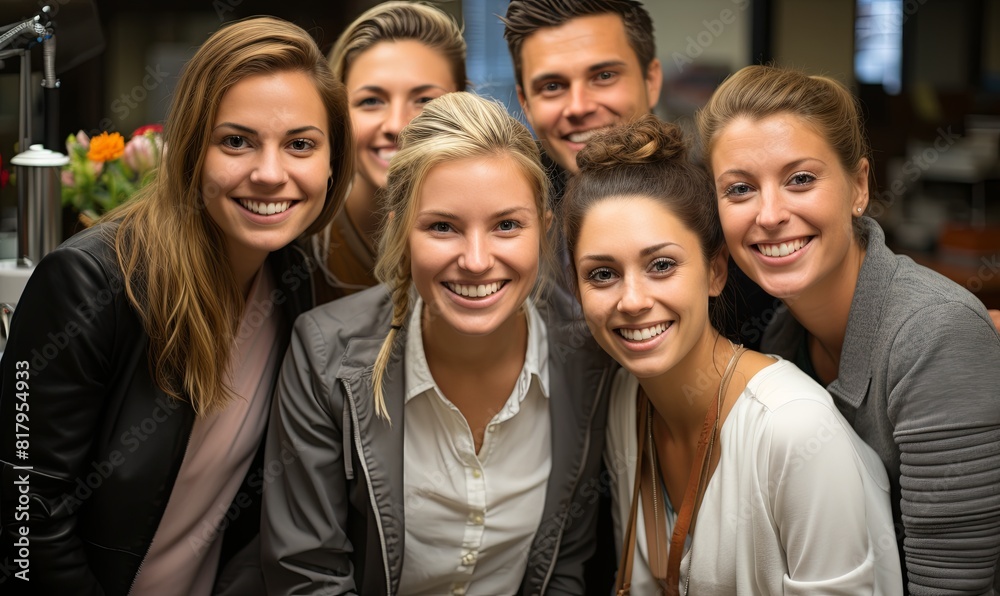 Group of People Posing for Picture