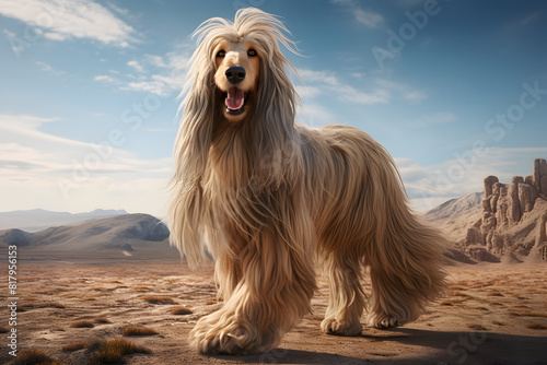 Afghan Hound Dog photo