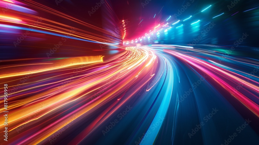 Abstract background of high speed technology Abstract background of high speed technology