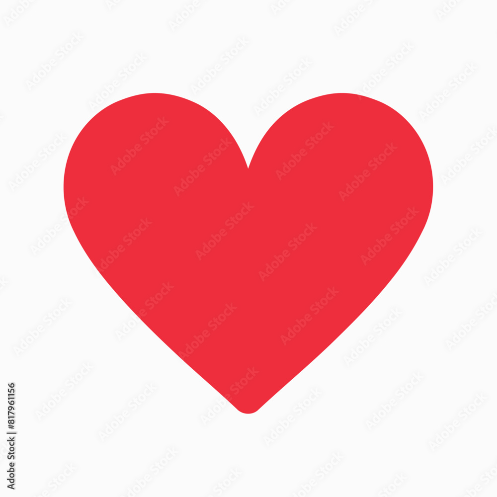 vector heart in white background vector heart in white background