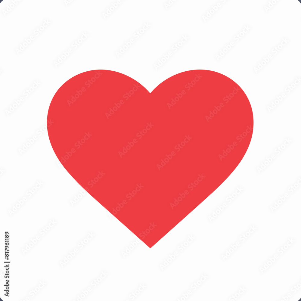 vector heart in white background vector heart in white background