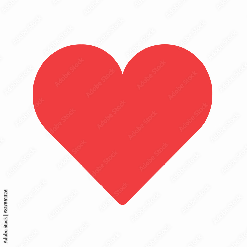 vector heart in white background vector heart in white background
