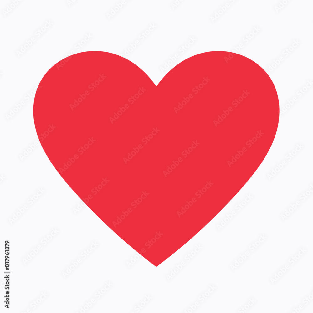 vector heart in white background vector heart in white background