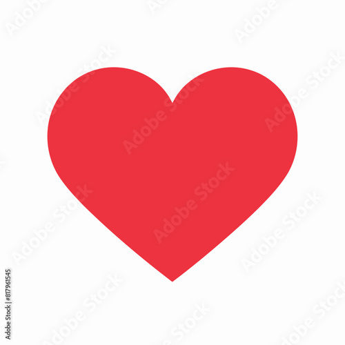 Free vector heart logo sticker label