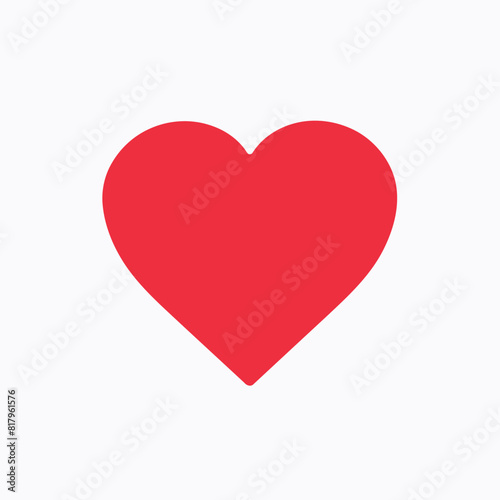 Free vector red heart 