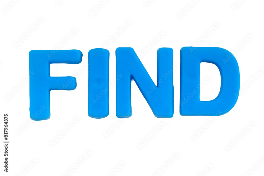 Blue Letters FIND isolate no white background.png Blue Letters FIND isolate no white background.png