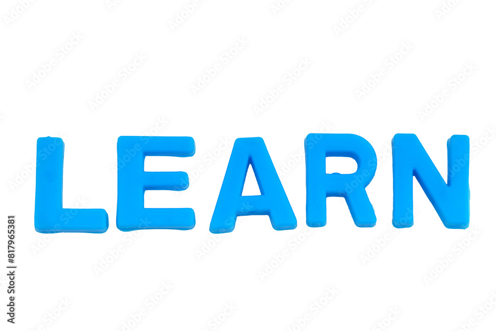Blue Letters LEARN isolate no white background.png Blue Letters LEARN isolate no white background.png
