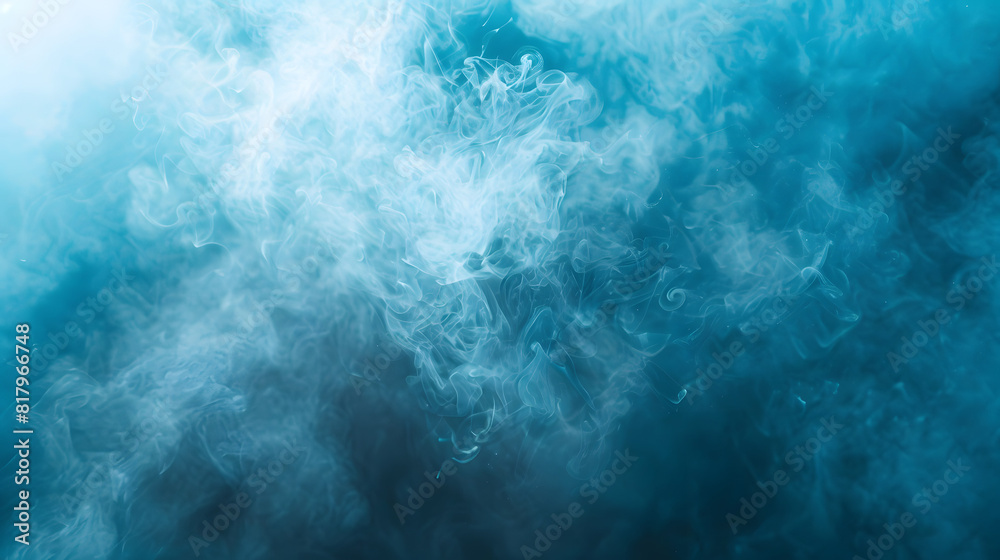 Obraz premium a dark blue gradient background with cinematic light and and a ceramic floor
