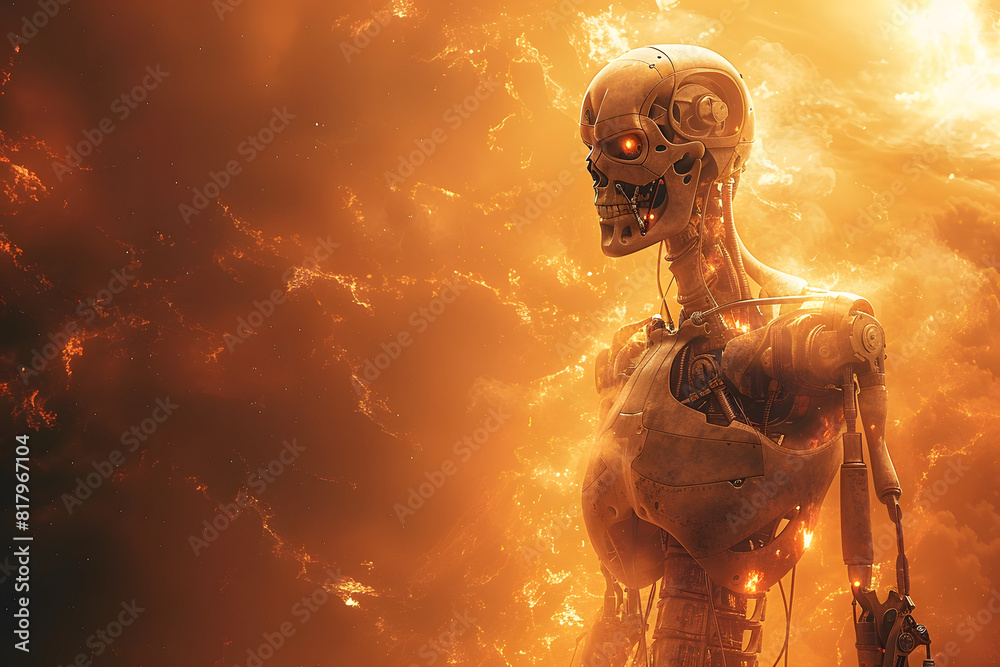 Steel robots that withstand fire at high temperatures Steel robots that withstand fire at high temperatures