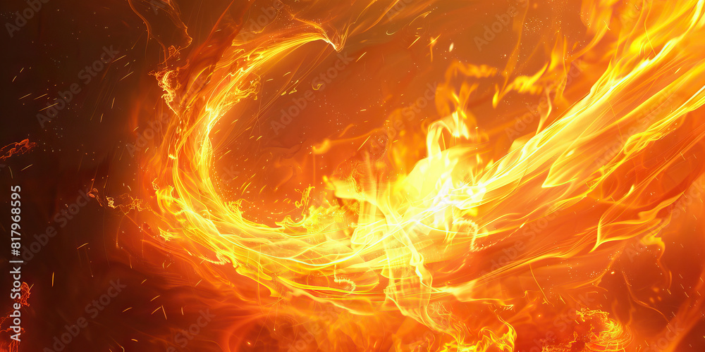 Obraz premium Rising from the Embers: Uniting in Sacred Fire
