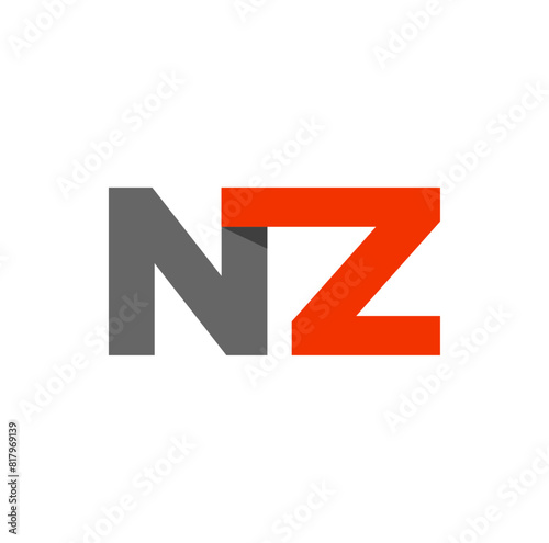 Round NZ monogram