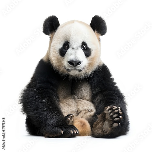 Photo of Panda, Isolate on white background