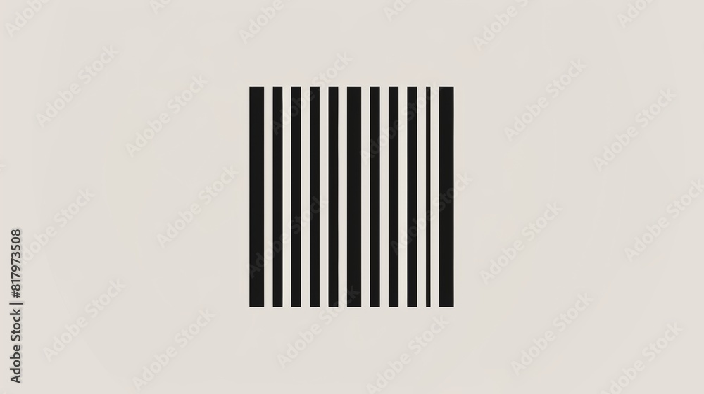 A minimalist barcode symbol.