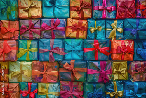 A bounty of wrapped presents