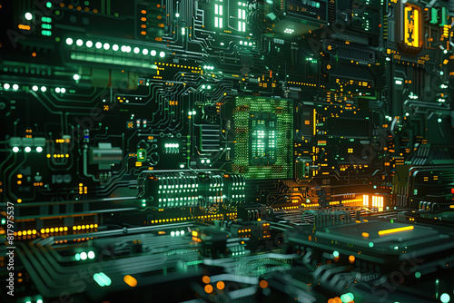 Monoceros Circuit City - Alien AI Hive Node