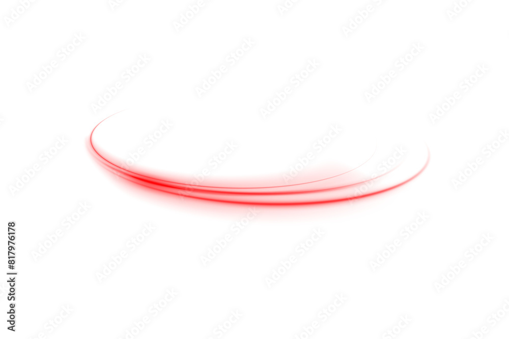 Abstract light lines of motion and speed with sparks of red color. Light everyday luminous effect. Semicircular wave. Light trace curve swirl. PNG. Abstract light lines of motion and speed with sparks of red color. Light everyday luminous effect. Semicircular wave. Light trace curve swirl. PNG.