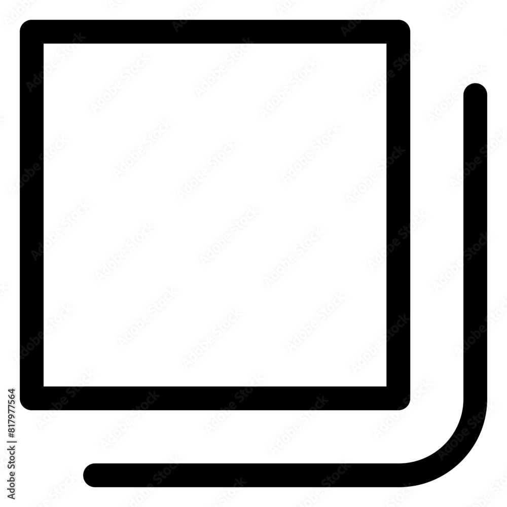 copy line icon isolated on white background copy line icon isolated on white background