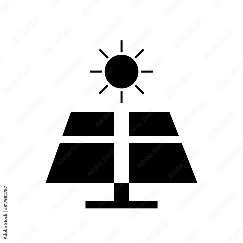 Solar pannel icon Solar pannel icon