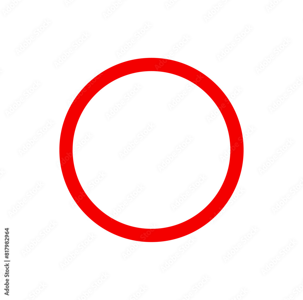 Red round icon Red round icon