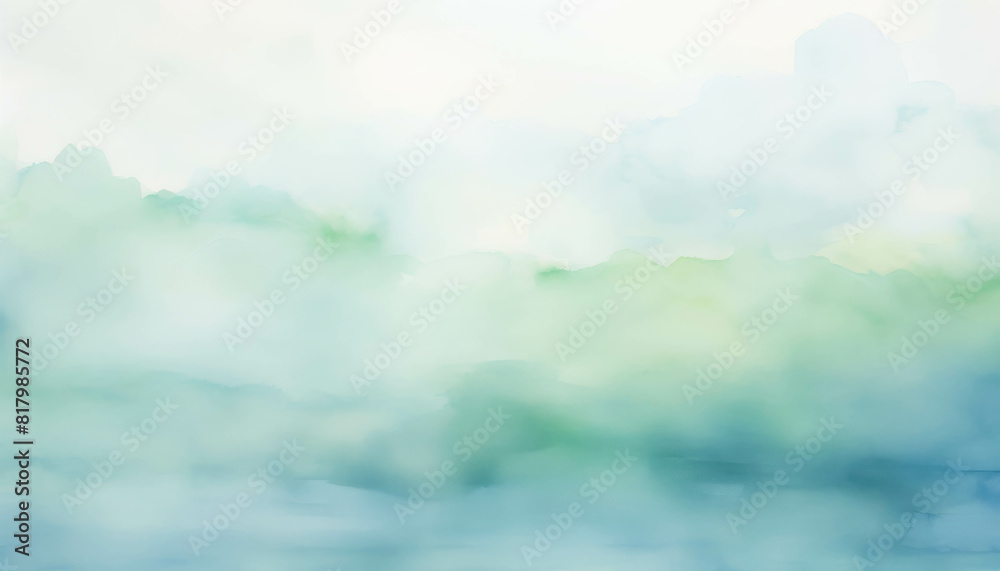 Abstract watercolor background with soft blue and green colors. Abstract watercolor background with soft blue and green colors.