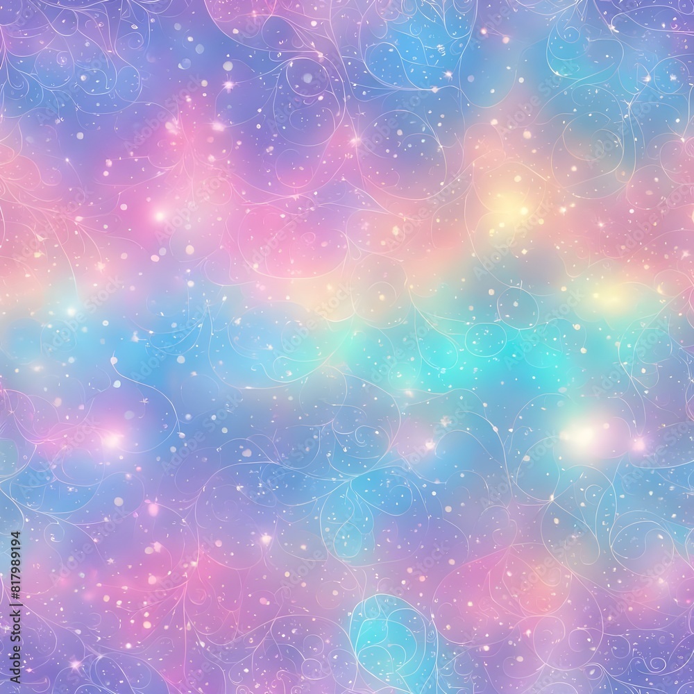 Fototapeta premium glittering gradient seamless pattern