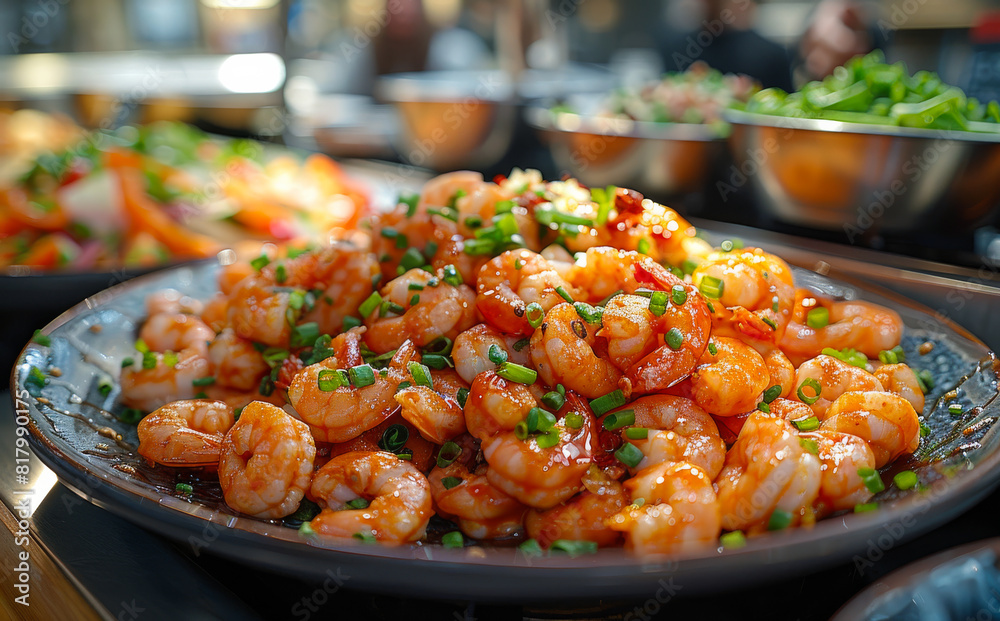 Plate of shrimp Plate of shrimp