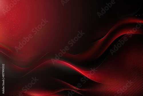 Abstract red and black background gradient, soft light, blurred, minimalist style, vector illustration, high resolution