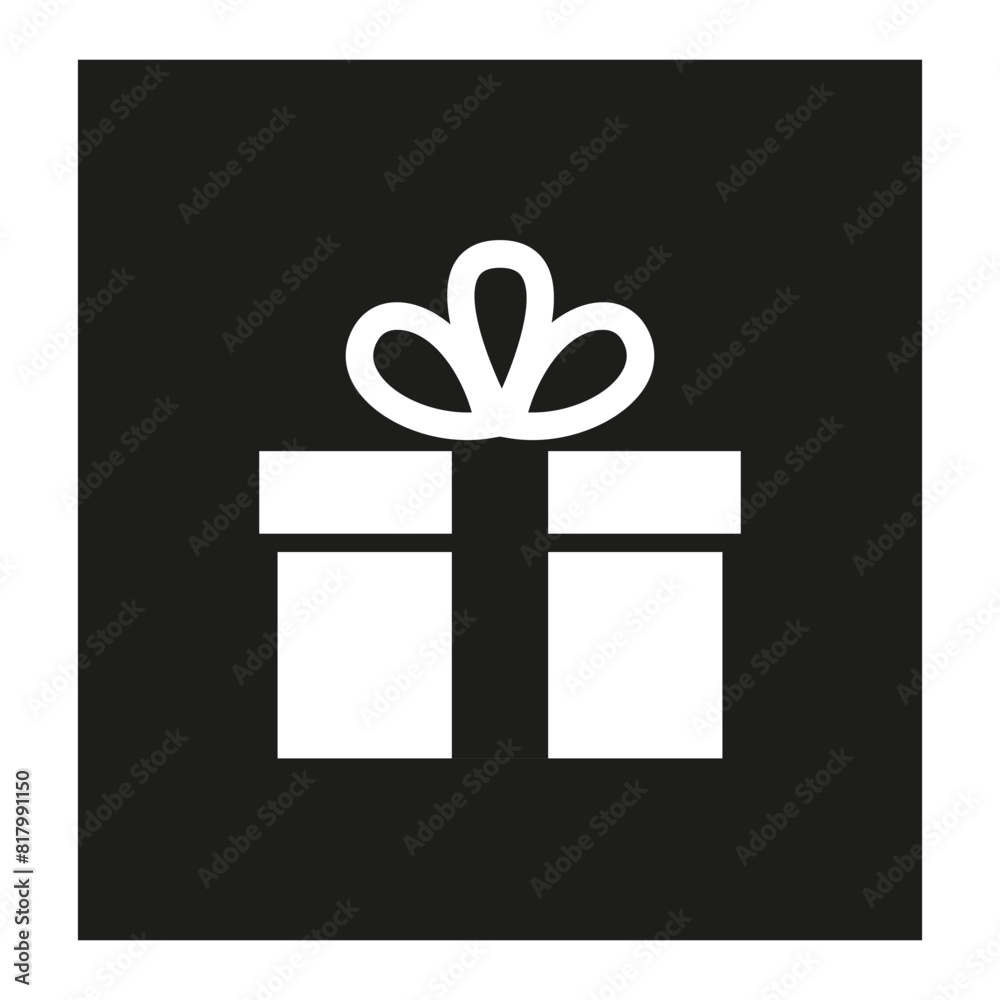 Gift box icons in modern flat style. Gift boxes with ribbon icons set. Gift box flat line silhouette set. Gift box icons in modern flat style. Gift boxes with ribbon icons set. Gift box flat line silhouette set.