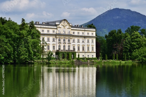 Schloss Leopoldskron im Sommer, Salzburg, Österreich