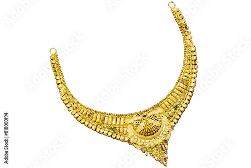 Bild auf Leinwand Gold Jewellery Necklace