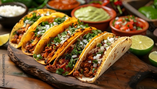 Tacos, Traditional Mexican Kitchen, banner style, recipe, culinary blog, food photography
