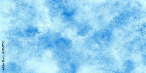 watercolor abstract grunge blue paper texture painting background, Natural and cloudy fresh blue sky background, shiny and soft sky blue watercolor texture, blurred and grainy Blue powder explosion.