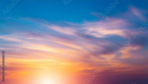 Natural Sunset. Bright Dramatic Sky And Dark Ground. Landscape Under Scenic Colorful Sky. Sun Over Skyline, Horizon. Transcarpathia and Uzhhorod. Magic Sunset. Dusk. Clouds © Tranh