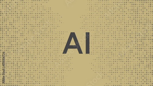 AI technology backround elements - Hintergrundmuster künstliche Intelligenz KI Technologie photo