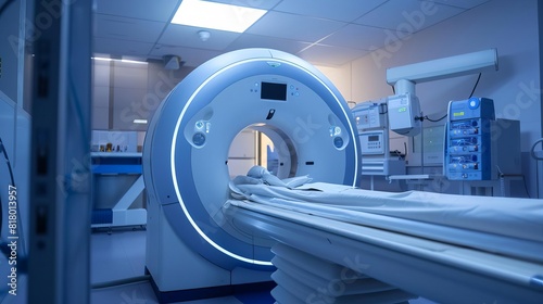 Advanced medical imaging technology in use photo