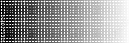 horizontal black circles bleneded to white for pattern and background.