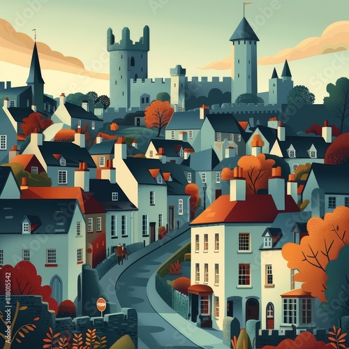 Illustration of Kilkenny, Ireland

 photo