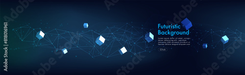 futuristic technology abstract background. Abstract futuristic curve digital line design.Modern futuristic design.Digital landscape pattern technology.Vector illustration.