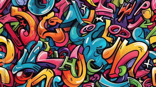 Seamless pattern colourful UHD wallpaper