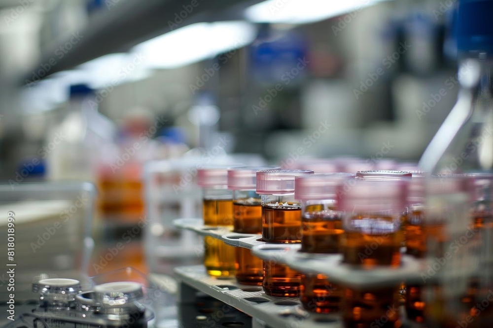 Clinical research and drug testing in a laboratory Clinical research and drug testing in a laboratory