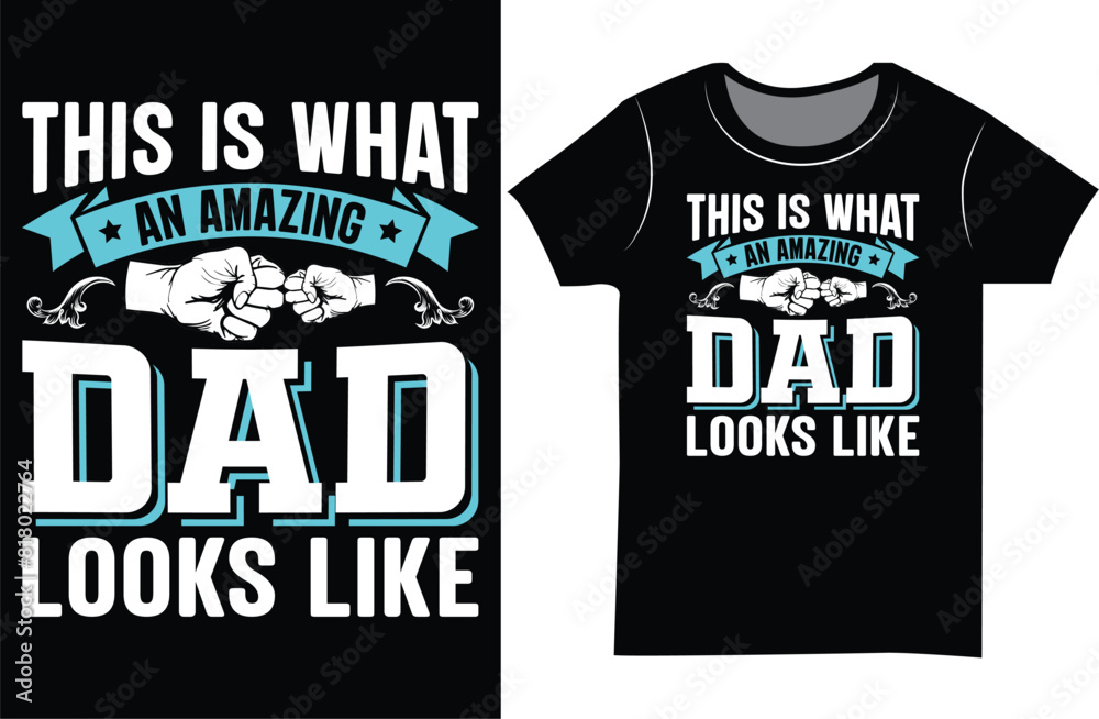 Father's day Typography t-shirt design Father's day Typography t-shirt design
