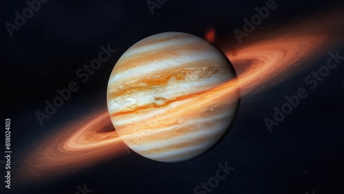 Detailed View of Planet Jupiter