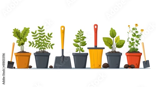 Essential Gardening Equipment for the Green-Thumbed Gardener with Flowerpots
