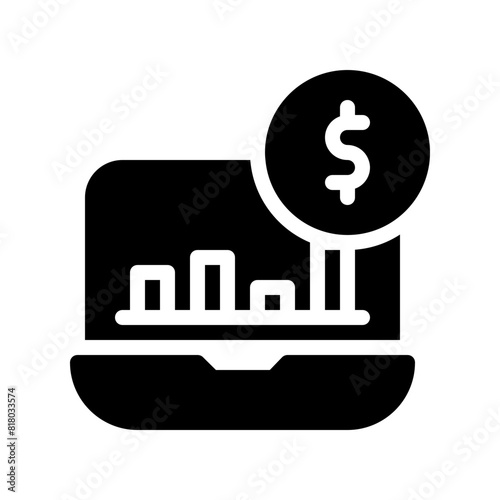earnings glyph icon