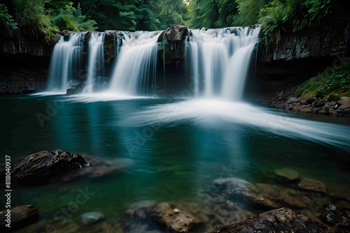 waterfall in the jungle