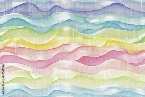 Modern Boho Watercolor Striped Wallpaper Design
