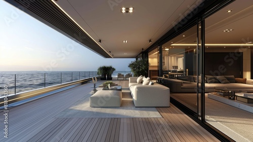 Wallpaper Mural Luxurious vacation home with sea views Torontodigital.ca