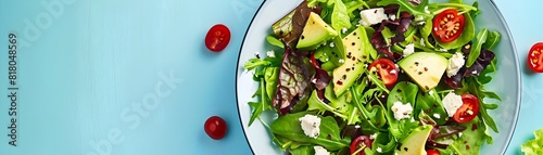 Vibrant Salad Bowl with Ass...